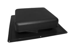 Master Flow 4 in. H X 18 in. W X 18.5 in. L Black Resin Roof Vent