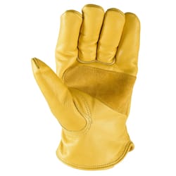 Wells Lamont Men's Cold Weather Gloves Tan/Yellow L 1 pair