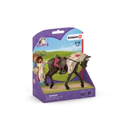 Schleich Horse Club Rocky Mountain Horse Mare Horse Show Toy Multicolored