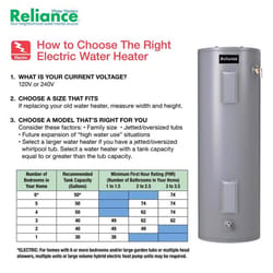 Reliance Water Heaters at Ace Hardware