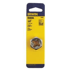 Irwin Hanson High Carbon Steel SAE Hexagon Die 7/16 in. 1 pc