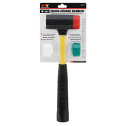 Performance Tool 16 oz 4-in-1 Quick-Change Hammer Fiberglass Handle