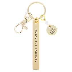 Karma Enjoy the Journey Sentiment Keychain Metal 1 pk