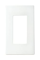 Leviton Decora White 1 gang Polycarbonate Rocker Wall Plate 1 pk