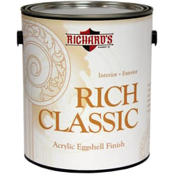 Richard's Paint Rich Classic Eggshell Accent Base Interior/Exterior Paint Exterior and Interior 1 ga