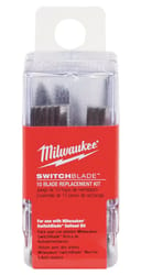 Milwaukee SWITCHBLADE Hardened Steel Wood Chiseling Replacement Switchblade 2 in. L 10 pc