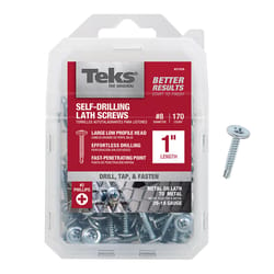 Teks No. 8 in. X 1 in. L Phillips Truss Head Lath Screws