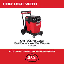 Milwaukee 2.5 in. W Shop Vac Floor Brush 1 pc