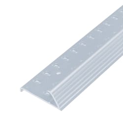 M-D BUILDING PRODUCTS 0.5 in. H X 1.375 in. W X 72 in. L Prefinished Silver Aluminum Carpet Gripper