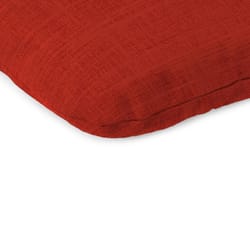 Jordan Manufacturing Red Polyester Chaise Lounge Cushion