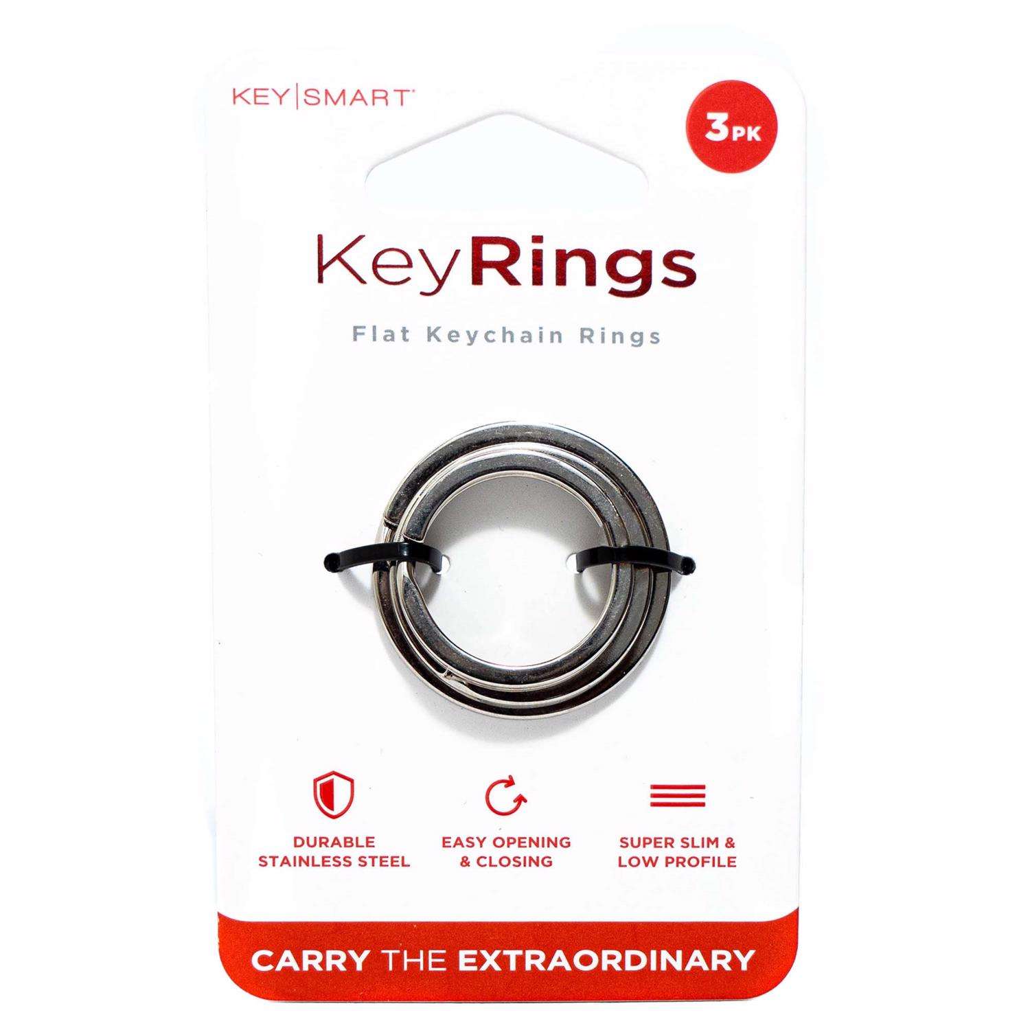KeySmart Stainless Steel Silver Key Ring Ace Hardware