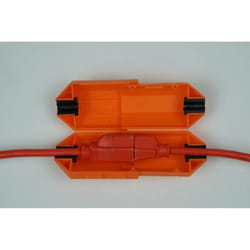 CordSafe Indoor or Outdoor Orange Extension Cord Connector 12/3 SJEOW