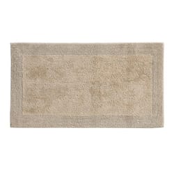 Grund America Puro 24 in. L X 17 in. W Driftwood Cotton Bath Rug Latex Free