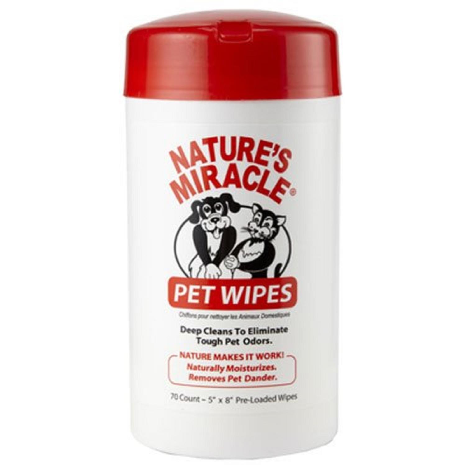 UPC 018065051479 product image for Nature's Miracle Pet Wipes (5147) | upcitemdb.com