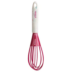 Trudeau Red/White Silicone Whisk