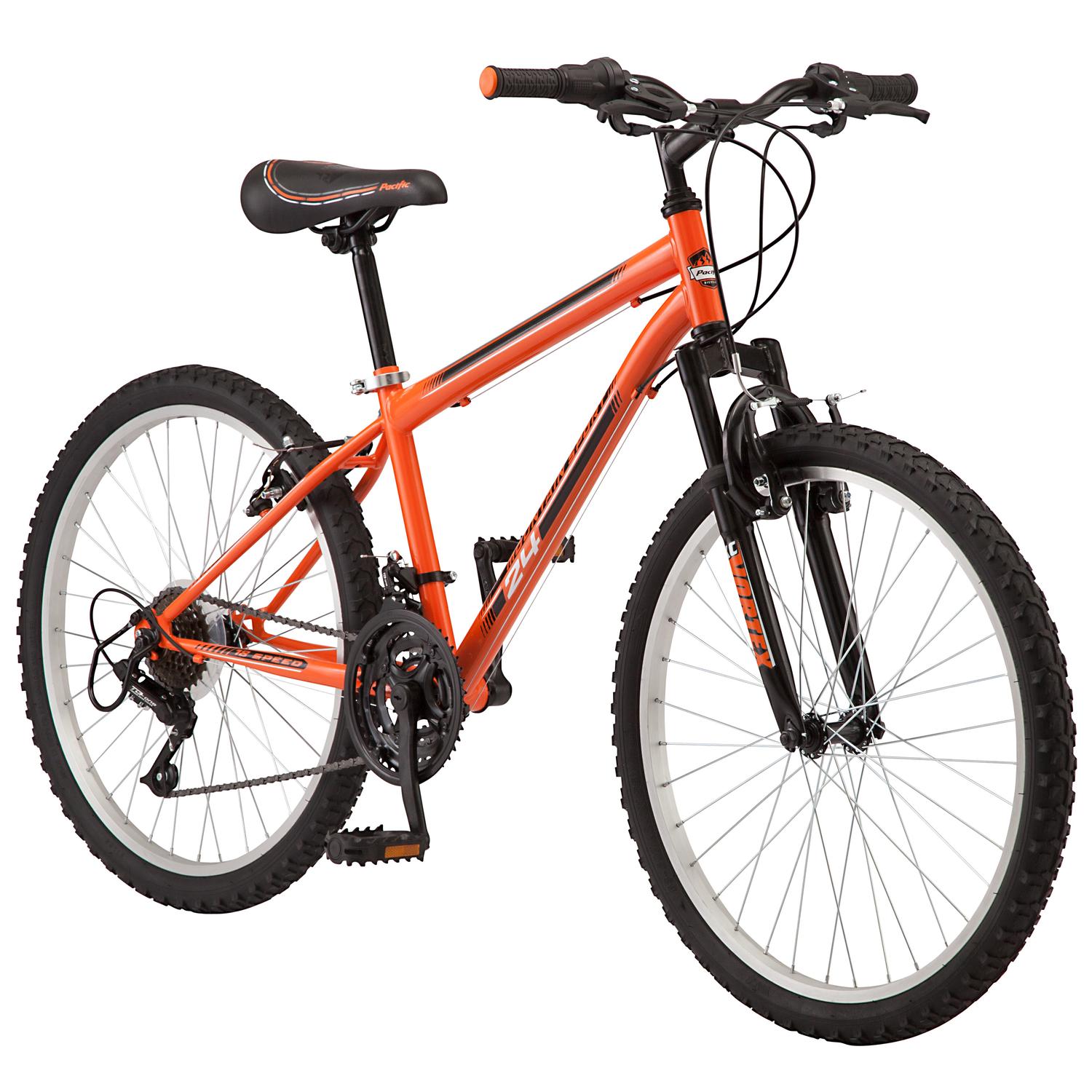 Pacific Cycle Boys 24 in. D Full Suspension Mountain Bicycle Orange Sansujyuku sansujyuku.com