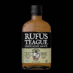 Rufus Teague BBQ Sauce - Gluten Free KC Gold BBQ Sauce 14.25 oz