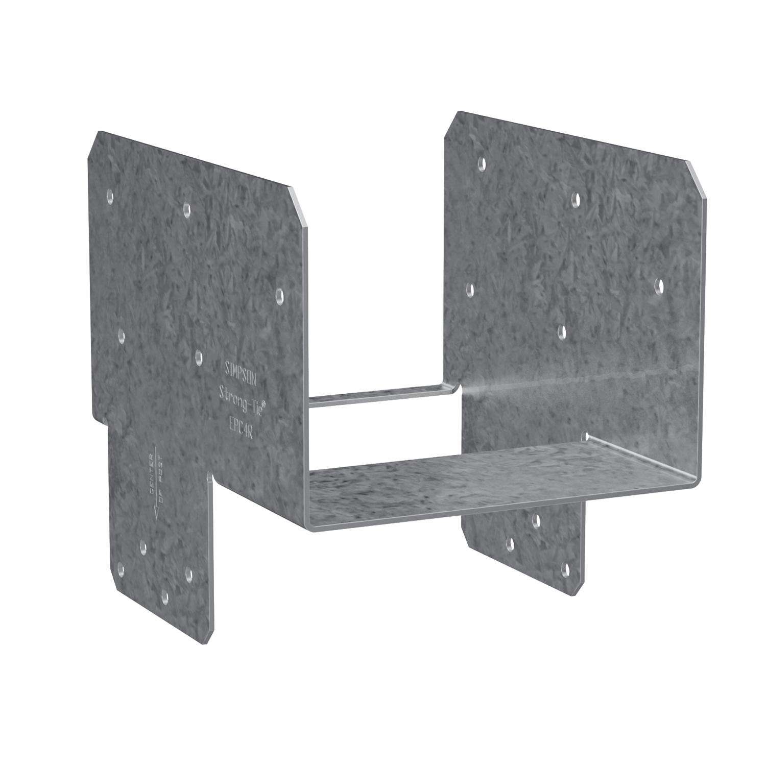 Simpson Strong-Tie ZMAX 4.7 in. H X 3.53 in. W 16 Ga. Galvanized Steel ...