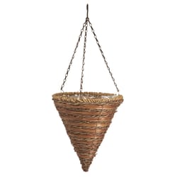 Panacea Rattan Hanging Basket Natural