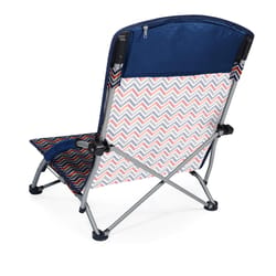 Picnic Time Tranquility Multicolored Beach Folding Armchair