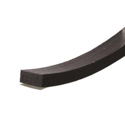 M-D BUILDING PRODUCTS Black Rubber Weather Stripping Tape For Doors and Windows 10 ft. L X 0.38 in.