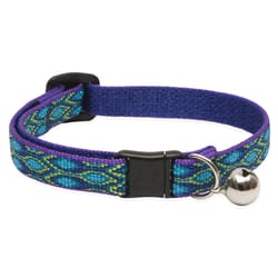 LupinePet Original Designs Multicolor Rain Song Nylon Cat Collar