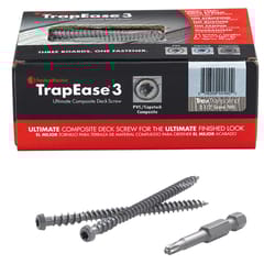 FastenMaster TrapEase No. 20 X 2-1/2 in. L Gravel Path Torx Ttap Star Head Composite Deck Screws 75
