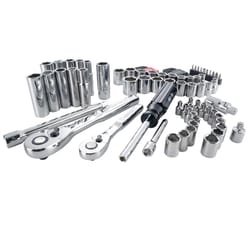 Craftsman 1/4 and 3/8 in. drive Metric and SAE 6 Point Driver Mechanic&#39;s Tool Set 83 pc