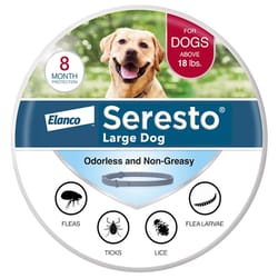 Bayer Seresto Solid Dog Flea and Tick Collar Imidacloprid/Flumethrin 1.6 oz