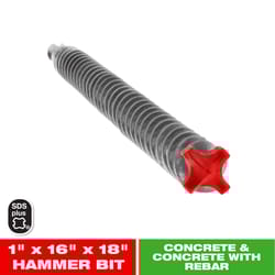 Diablo Rebar Demon 1 in. X 18 in. L Carbide Hammer Drill Bit SDS-Plus Shank 1 pk
