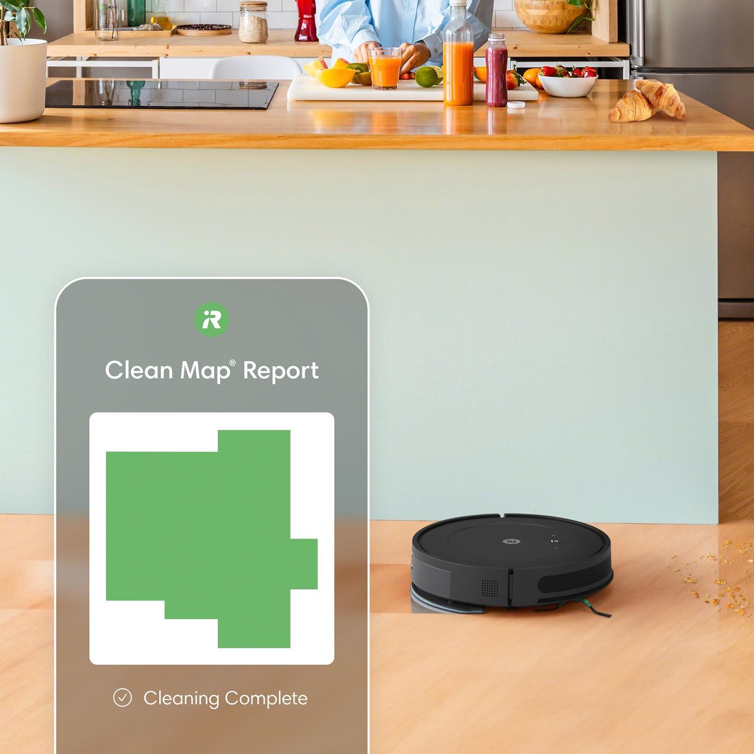 iRobot Bagless Cordless Standard Filter WiFi Connected Robotic Vacuum & Mop