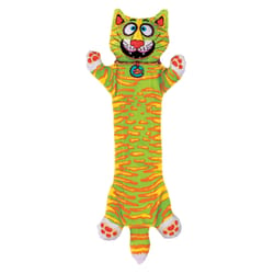 Fat Cat Multicolored Canvas Incredible Strapping Flip Flop Yankers Dog Tug Toy Medium 1 pk