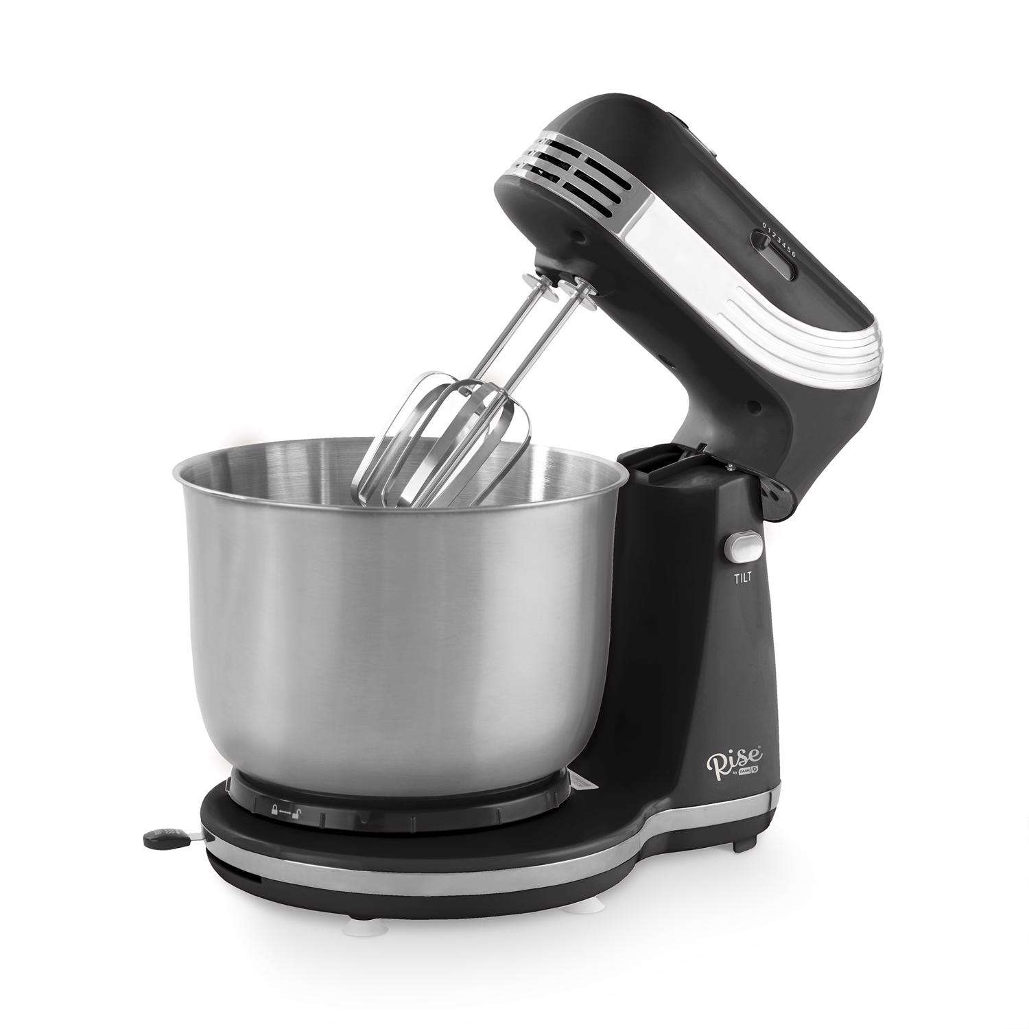 Rise by Dash 6065225 3 qt. 6 Speed Stand Mixer Black