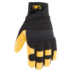 Wells Lamont Men's General Purpose Work Gloves Black L 1 pk