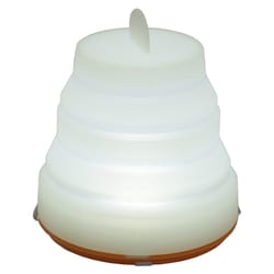 UST Brands Spright 4.75 in. Plastic Orange Solar Lantern