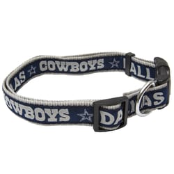 Pets First Team Colors Dallas Cowboys Nylon Dog Collar Large