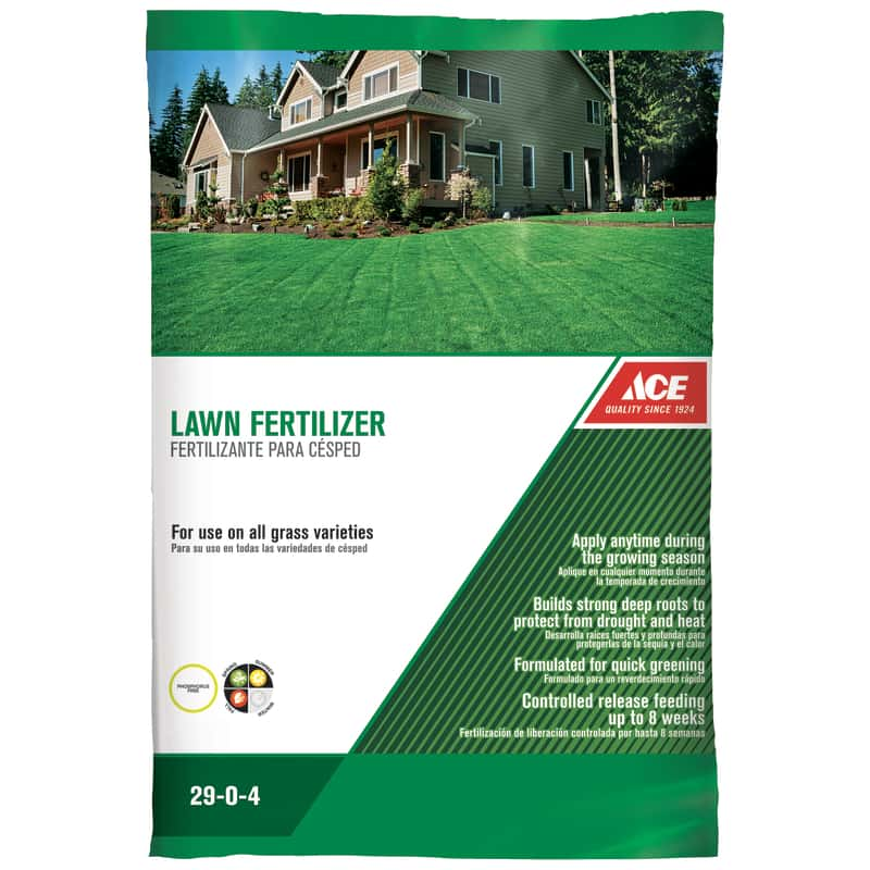 Ace 29-0-4 Lawn Fertilizer For All Grass Types 14 lb. 5000 ...