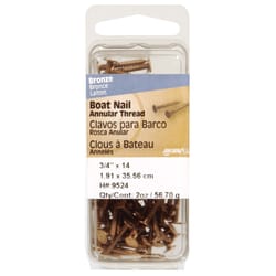 HILLMAN Anchor Wire 1-1/4 in. Boat Bronze Stainless Steel Nail Flat Head 2 oz