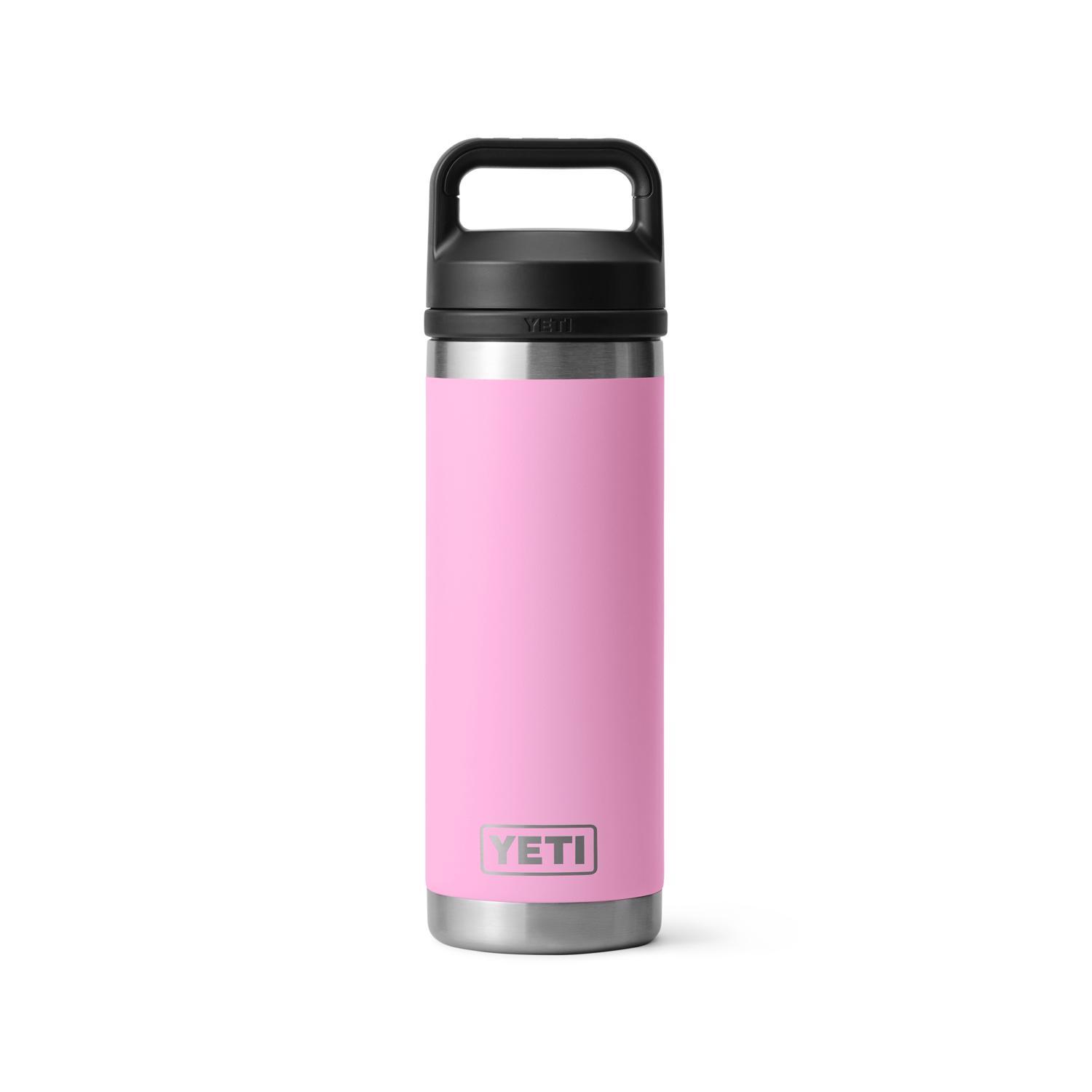 YETI 18 oz ホワイト/レッド YETI 18 oz. Rambler Bottle with Color-Matched Straw Cap