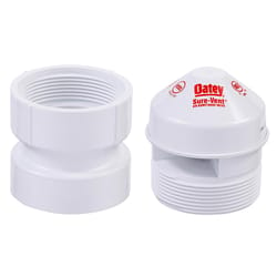 Oatey Sure-Vent 1-1/2 in. PVC Air Admittance Valve 2 in.