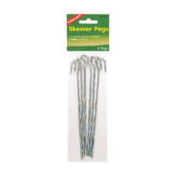 Coghlan's Silver Skewer Pegs 8.625 in. H X 2.875 in. W X 7 in. L 6 pk