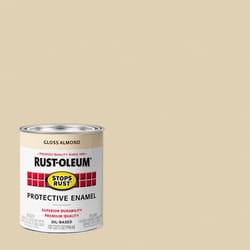 Rust-Oleum Stops Rust Indoor and Outdoor Gloss Almond Oil-Based Rust Prevention Paint 1 qt