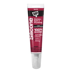 DAP White Silicone Kitchen and Bath Sealant 2.8 oz