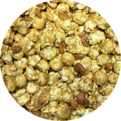 Devon's Mackinac Island Fudge Co. Cashew Caramel Popcorn 10 oz Pegged