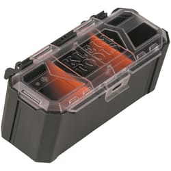 Klein Tools MODbox 8.25 in. W X 3.6 in. H X 4 in. D Rail Small Parts Bin Plastic 3 compartments Gray