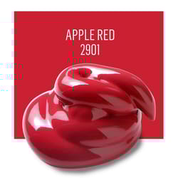 Plaid FolkArt Satin Apple Red Hobby Paint 2 oz