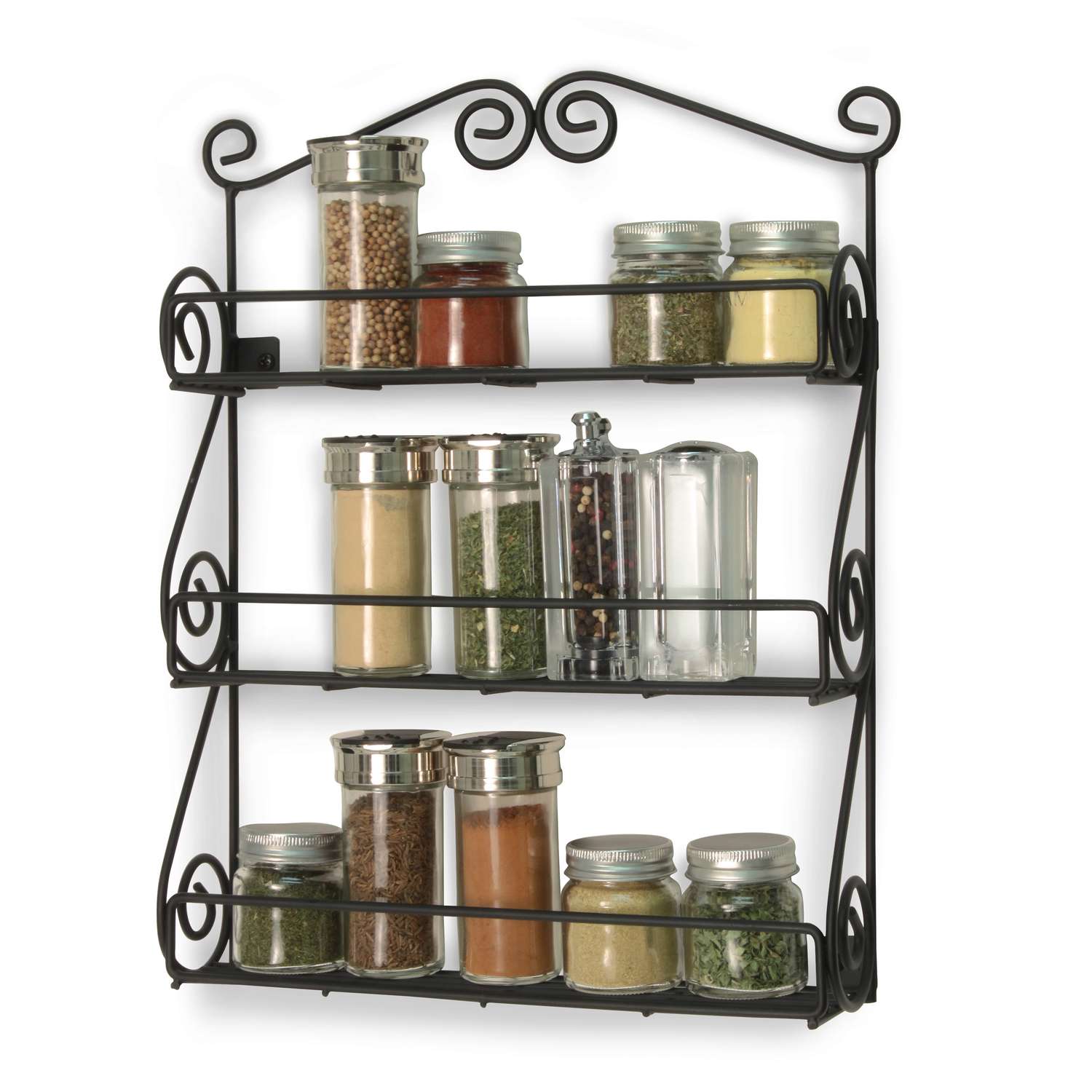 1pc Bathroom Storage Shelf Over Toilet, 3 Tiers Bathroom Wall Hanging  Shower Supplies Organizer Rack With Towe Rod, Seasoning Bottle Organizer  Rack, H