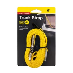Wrap-It Storage Trunk Strap 70 in. L Yellow Trunk Tie Down 100 lb 1 pk