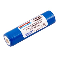 UltraLast Lithium Ion 3.7 V 2600 mAh Replacement Battery 18650 1 pk