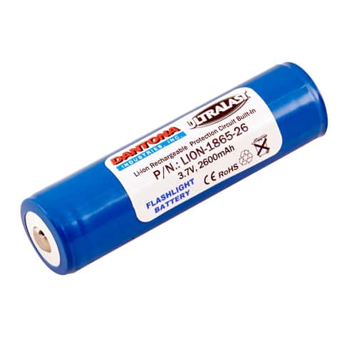 UltraLast Lithium Ion 3.7 V 2600 mAh Replacement Battery 18650 1 pk